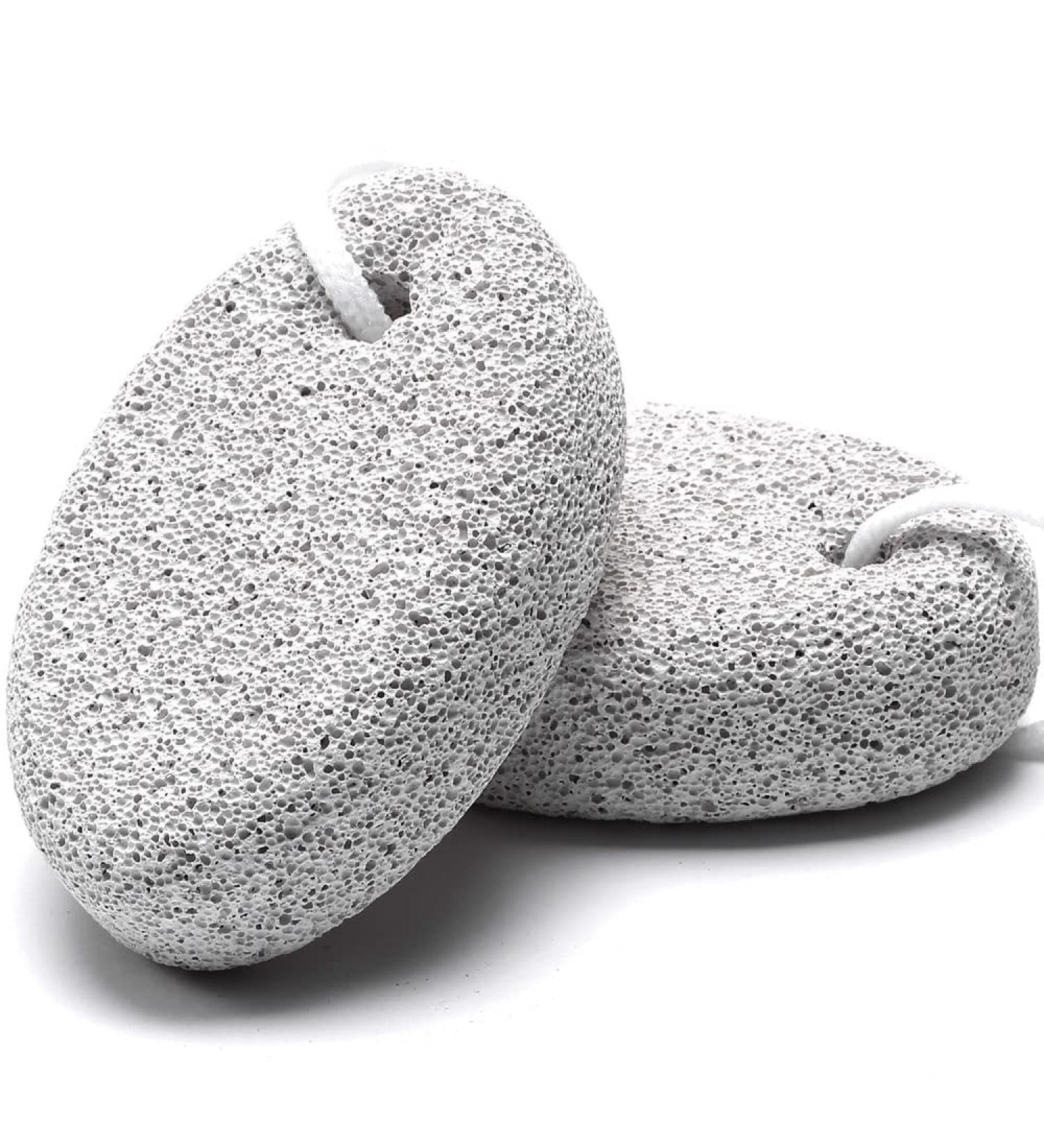 2PCS Natural Pumice Stone for Feet - HOOMBOOM Lava Pedicure Tools Callus Remover - Exfoliating Foot File for Dead Skin Removal - Men/Women - Buy Online on GoSupps.com