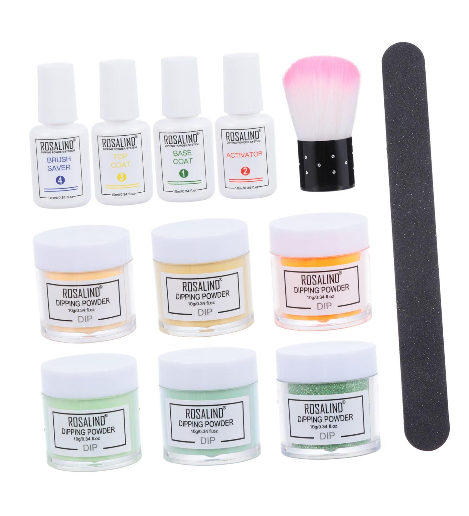OHPHCALL Nail Powder 12pcs nail polish supplies flash set Accessories polishing powder dedicated DIY Nail Art Design Manicure Supplies manicure fake nails Environmental protection pet 3x3cm As Shown 2 - Buy Online on GoSupps.com