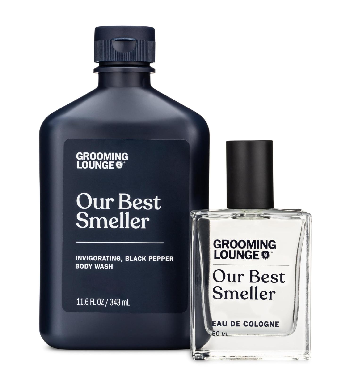 Grooming Lounge Best Smelling Kit All Natural Body Wash and Gel Signature Cologne Invigorating Black Pepper Scent Gift Set Value Kit  - Buy Online on GoSupps.com