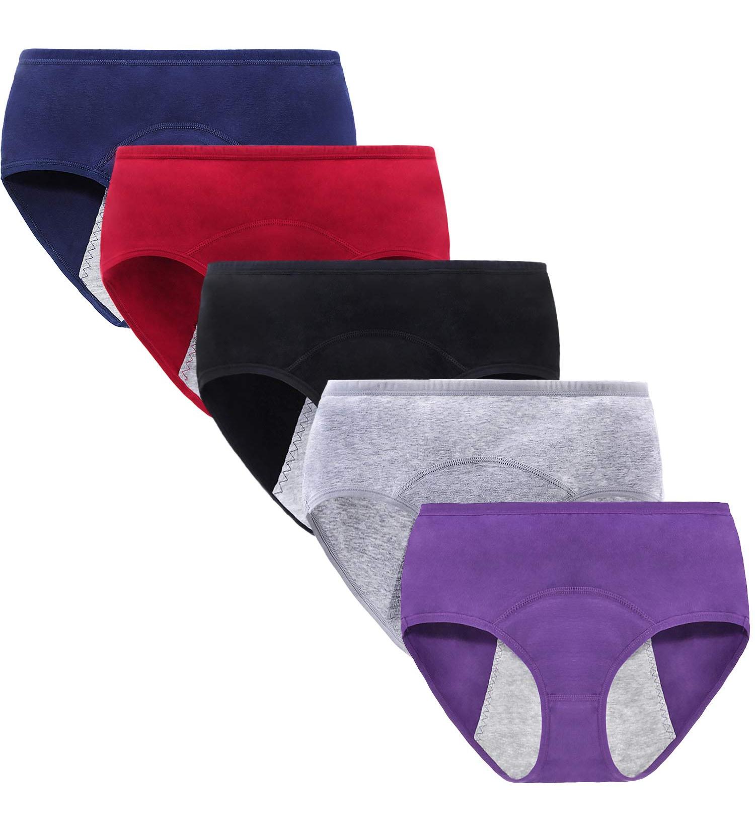 Anntry Big Girl's Protective Cotton Menstrual Period Panties - Leakproof Briefs for Teens and Women - XS - Buy Online on GoSupps.com