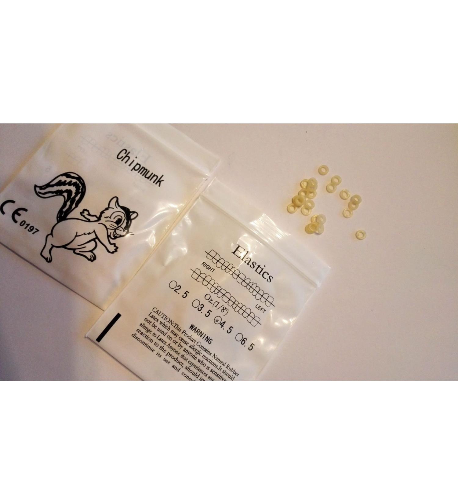 Pack of Dental Orthodontic Latex Elastics - 4.5oz 1/8 Inch | Premium Quality for Effective Teeth Alignment - Buy Online on GoSupps.com