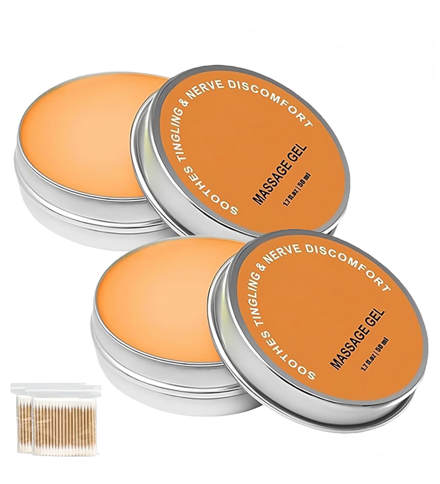 Natural nerve cream & joint balm soothing joint cream for hands feet and body analgesic and soothing massage suitable for all skin types 50 g 2 pieces - Buy Online on GoSupps.com