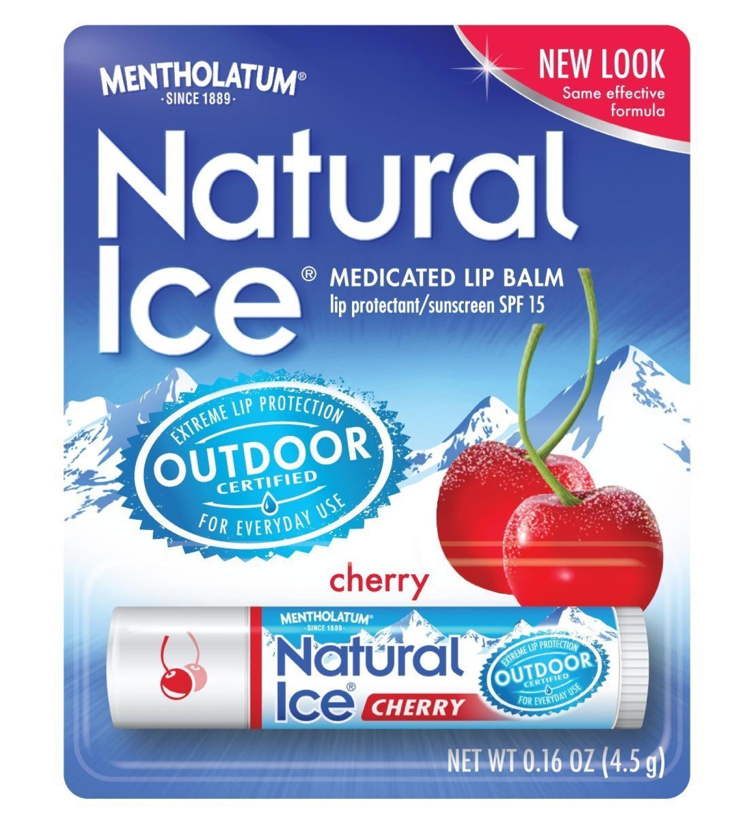 Natural Ice Medicated Lip Protectant SPF 15-Cherry by Natural Ice