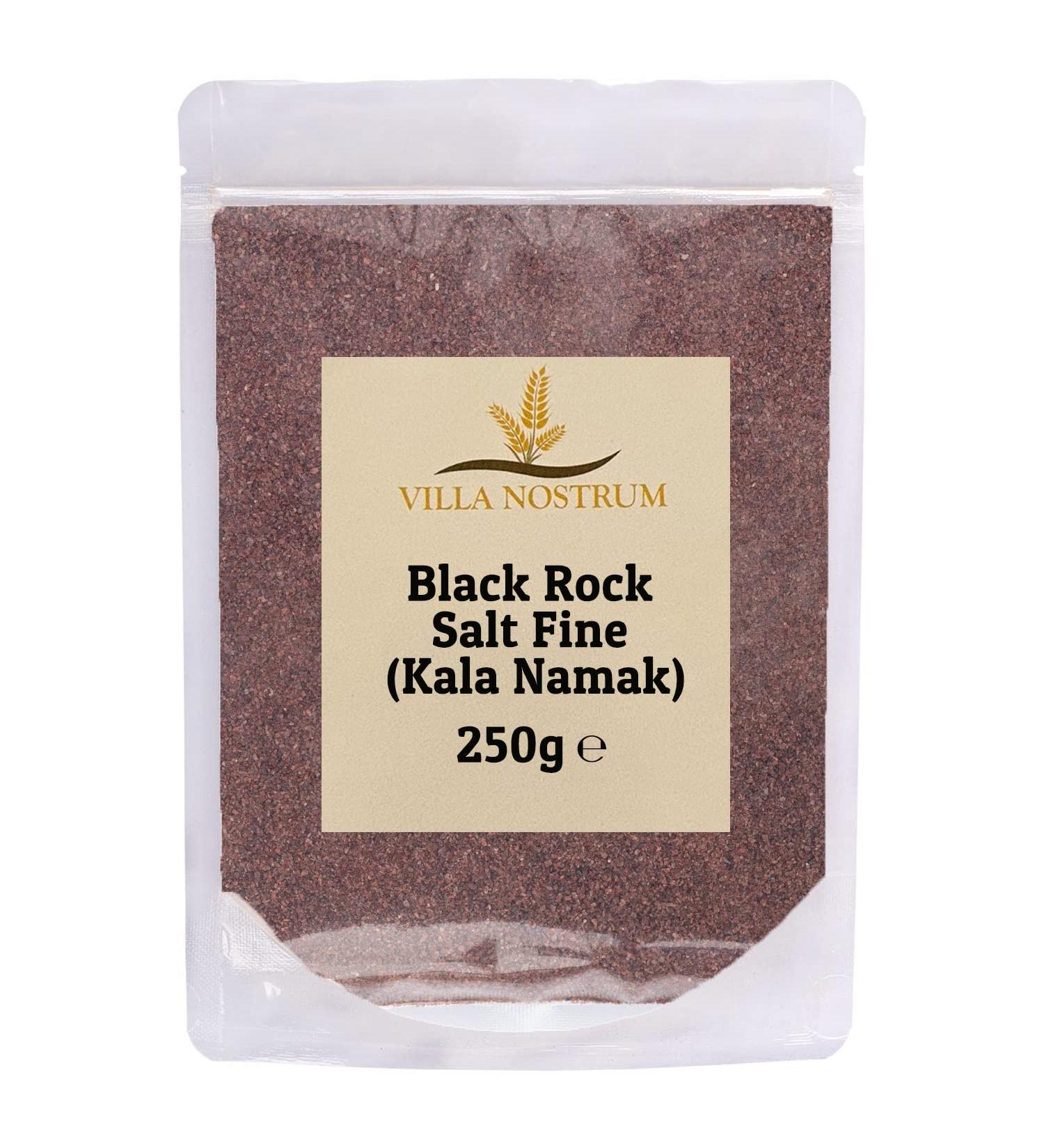 Kala Namak Fine Black Salt 250g by Villa Nostrum