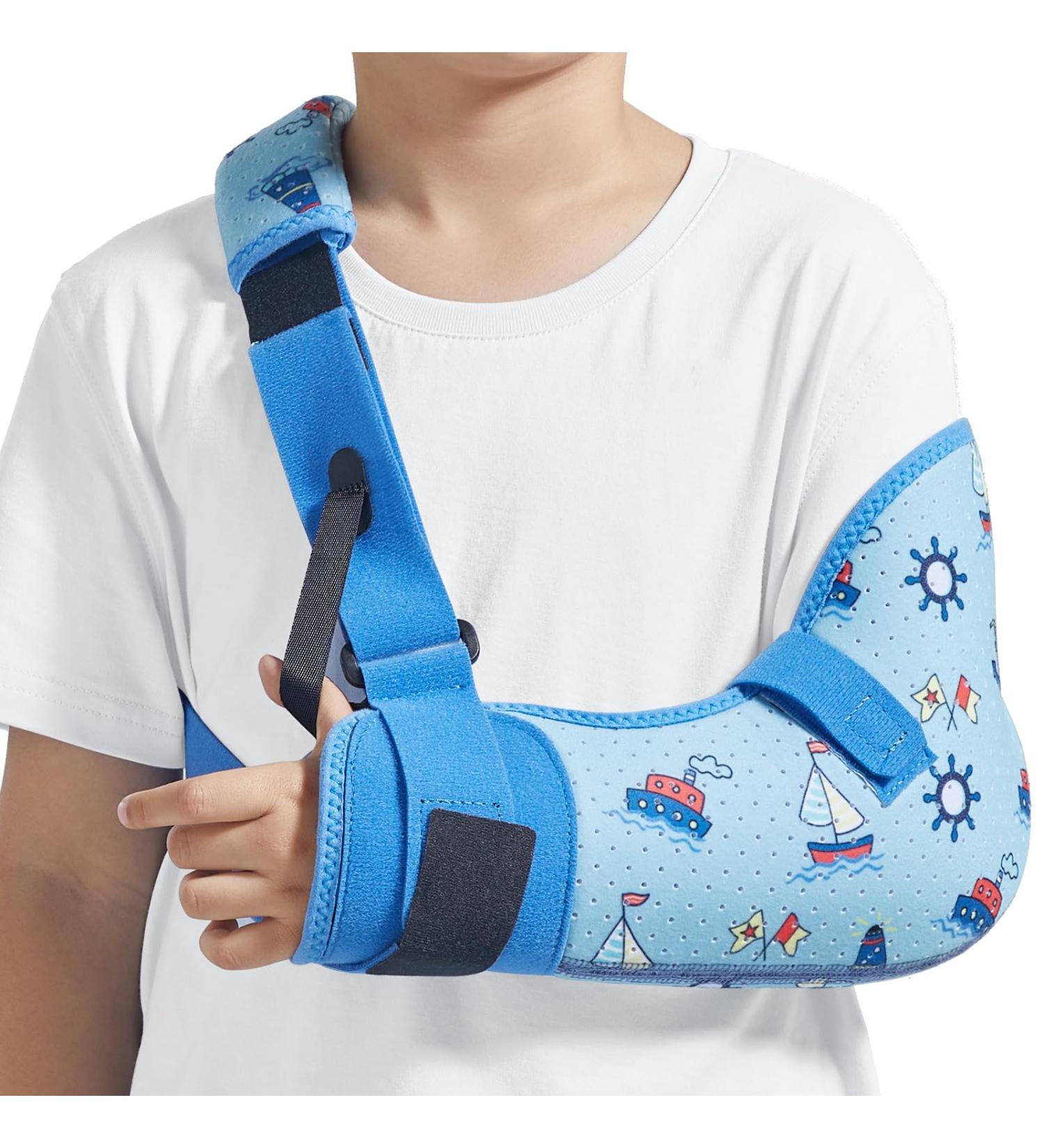 Willcom Arm Loop for Kids - Breathable Shoulder Support for Broken Arm Elbow and Wrist Injury Recovery (XS Left) - Buy Online on GoSupps.com