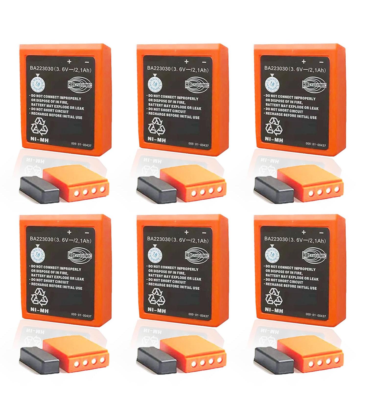 Buy 6 Pack 3.6V BA223030 HBC Rechargeable Remote Control Battery - 2100mAh for Crane Remotes | Fast International Shipping - Buy Online on GoSupps.com