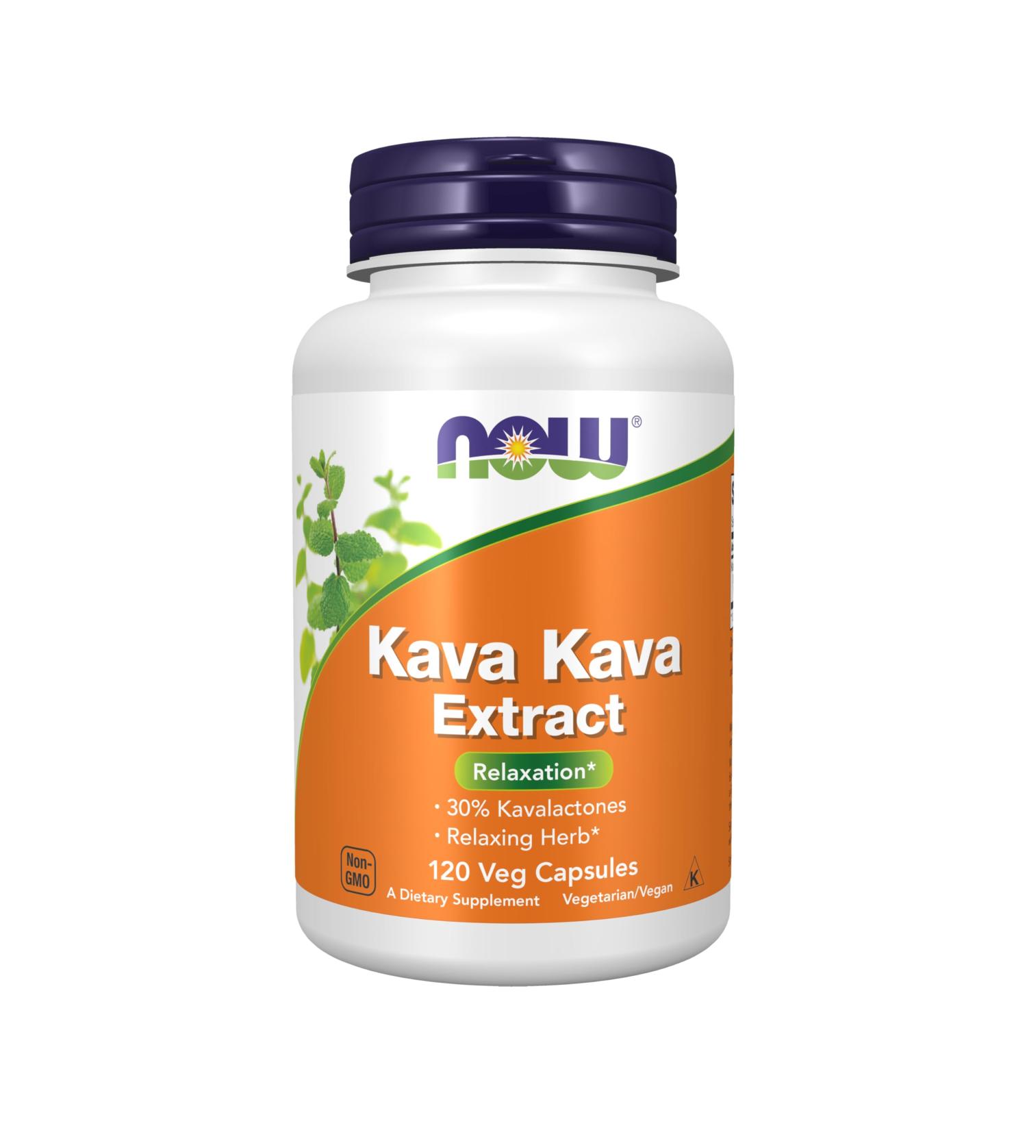 NOW Foods Kava Kava 250mg 120 Capsules