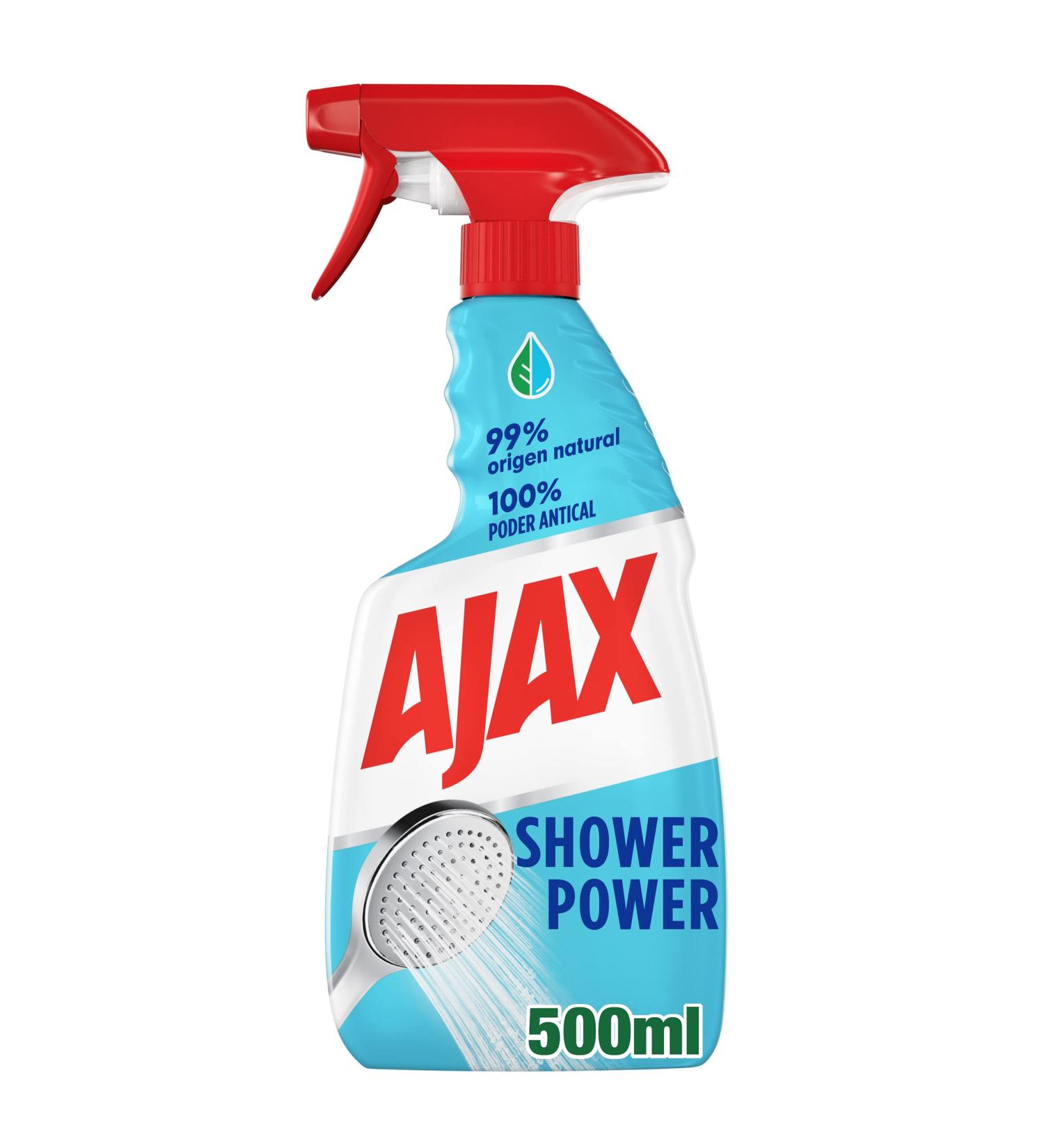 Ajax Shower Power 2 in 1 Anti-Limescale Spray 500 ml - Buy Online on GoSupps.com