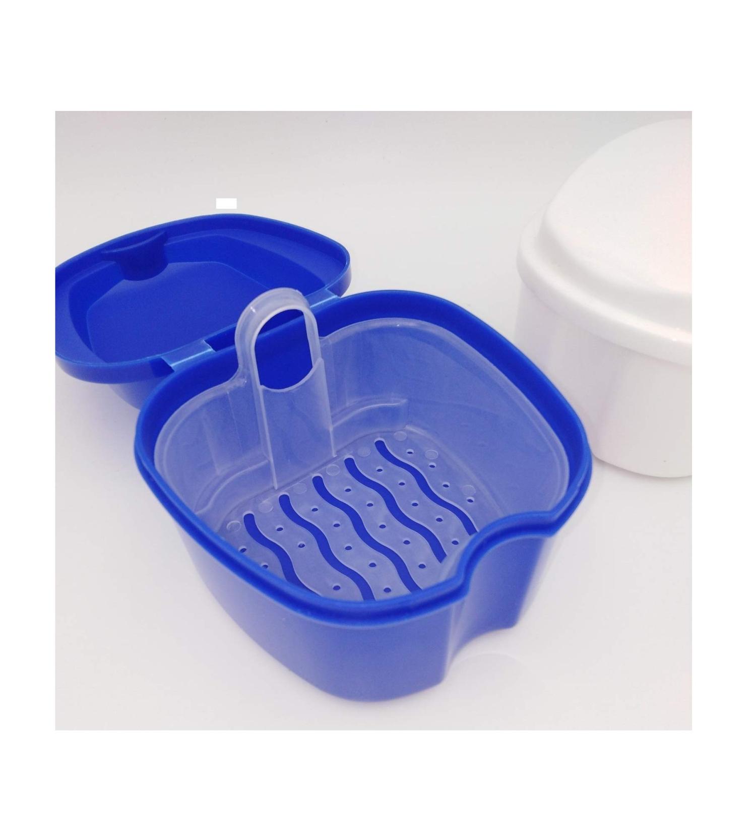 RDI cleaning bath denture box braces box storage box for dentures braces 2 pieces