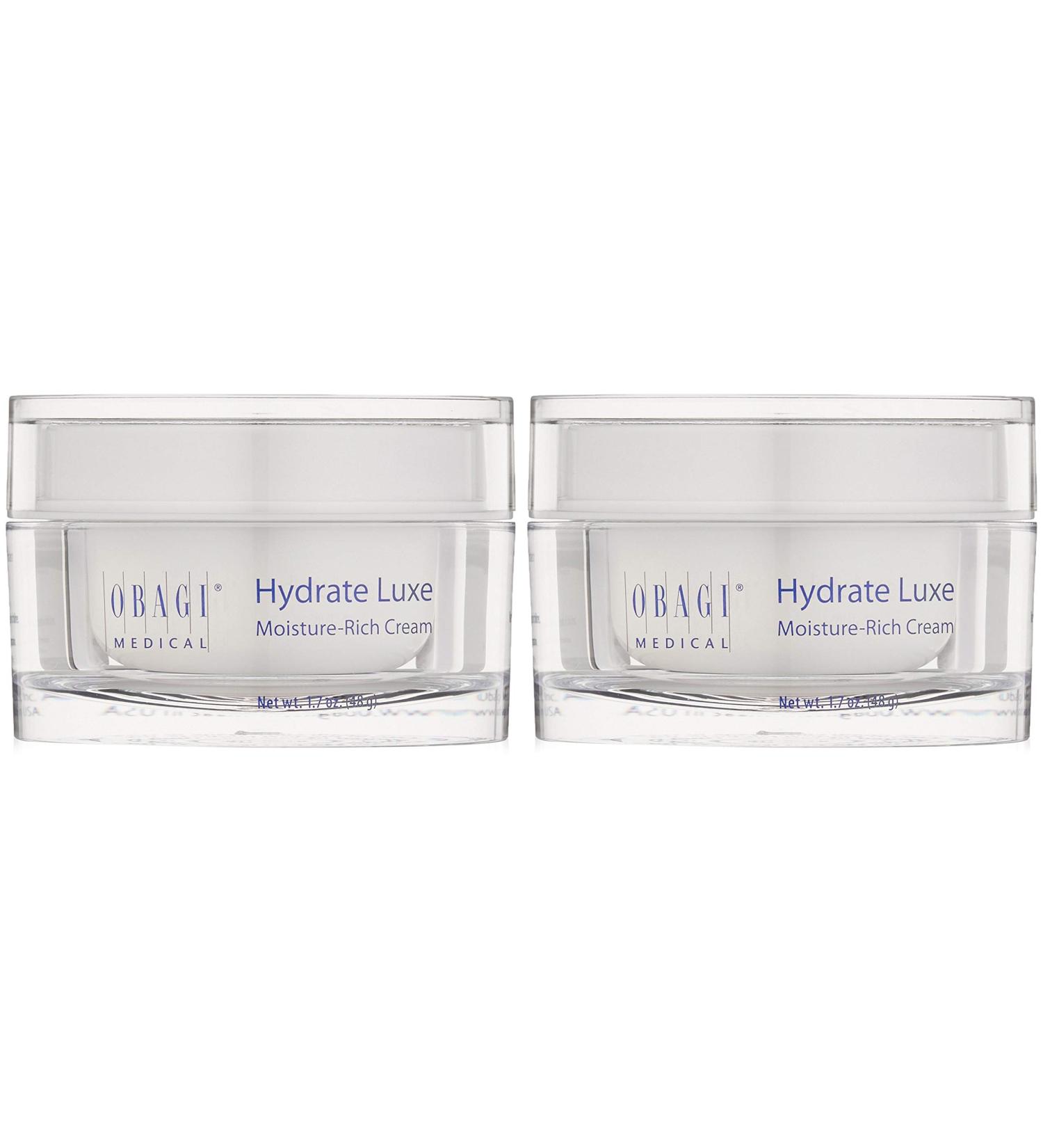 Obagi Hydrate Luxe Moisture-Rich Cream 1.7 oz - Ultra Hydrating Night Cream for Dry & Aging Skin | Shea Butter Infused - Buy Online on GoSupps.com