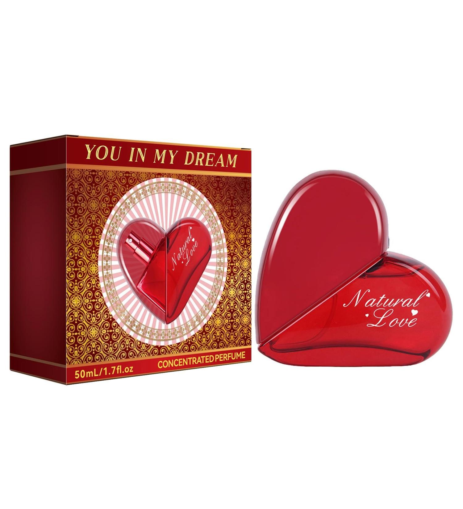 VEFSU Heart Shaped Women's Perfume Long Lasting Eau De Toilette Spray 50ML Travel Portable (Red One Size) 1 Fl Oz (Pack of 1) Red - Buy Online on GoSupps.com