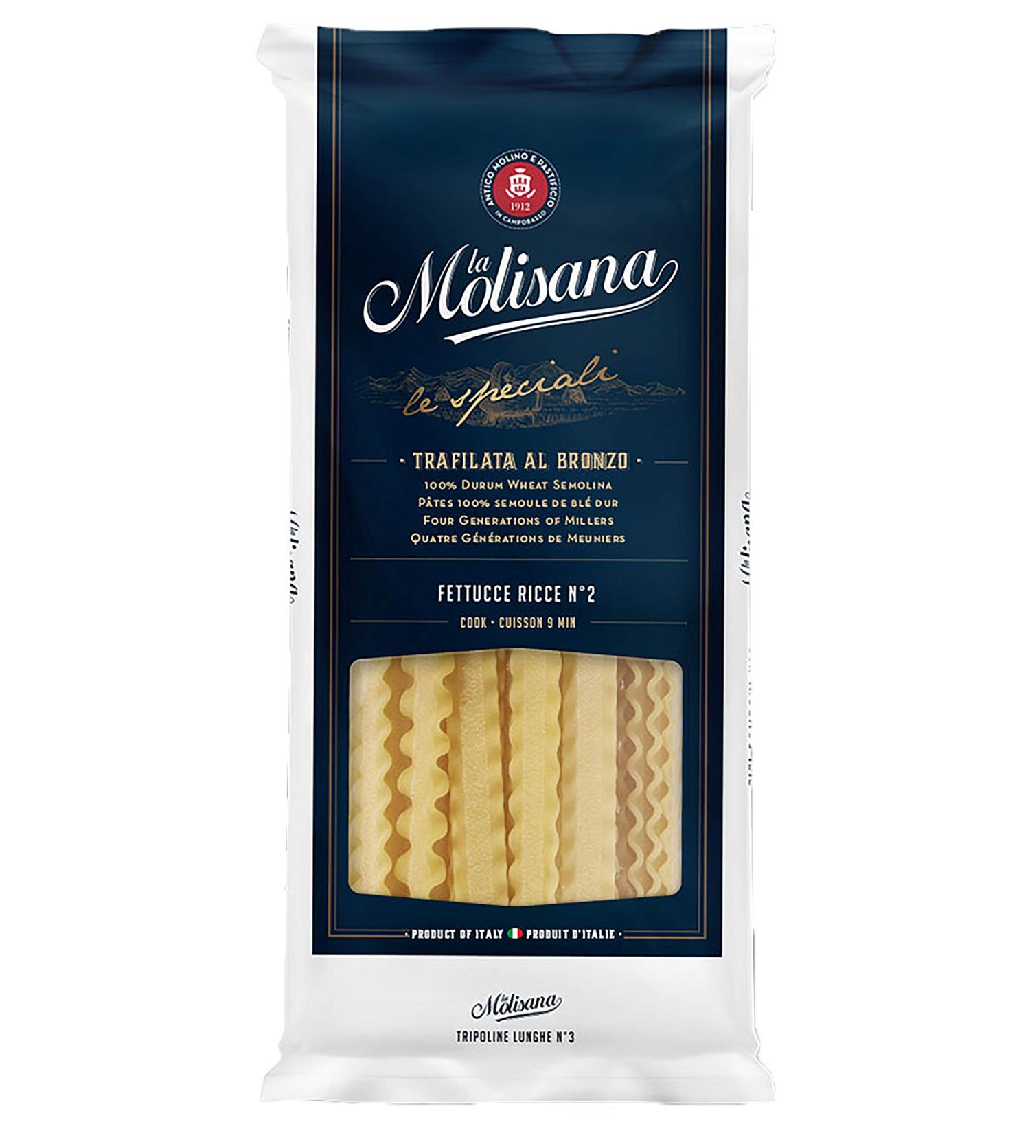 La Molisana Fettucce Ricce N.2 450g (Package May Vary) - Buy Online on GoSupps.com