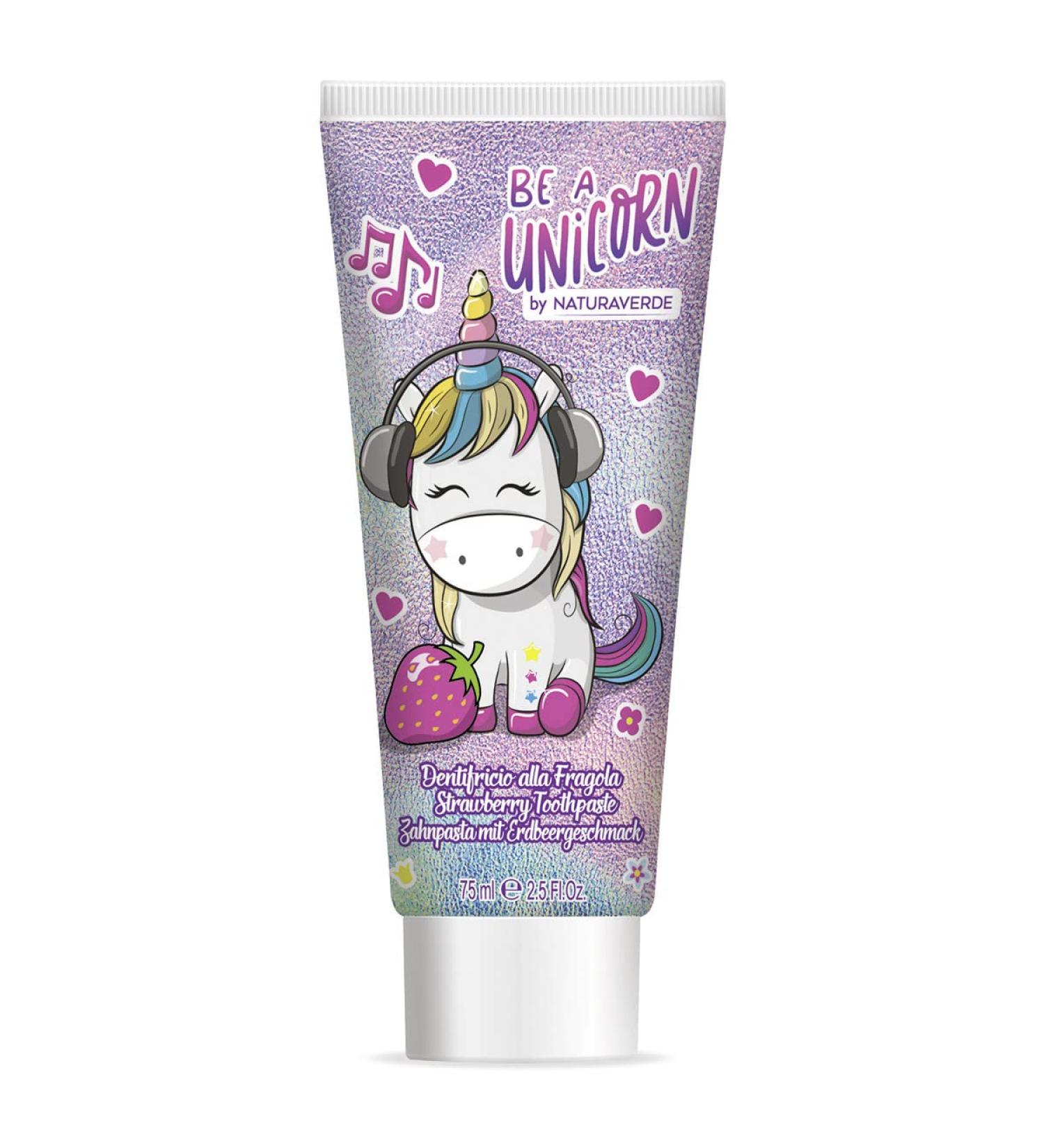 Unicorn Toothpaste with Sapore di Fragola 75 ml - Buy Online on GoSupps.com