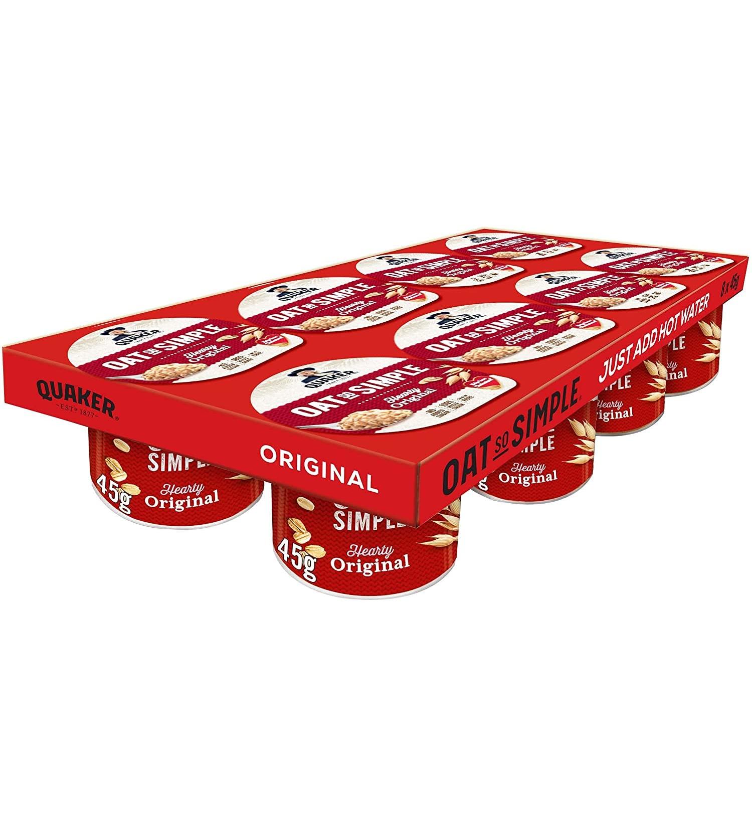 Quaker Oat So Simple Porridge Pot Original 99P - Buy Online on GoSupps.com