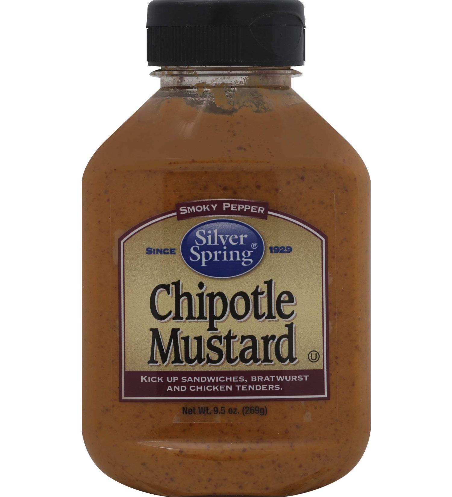Silver Springs Mustard, Chipotle, 9.5 oz