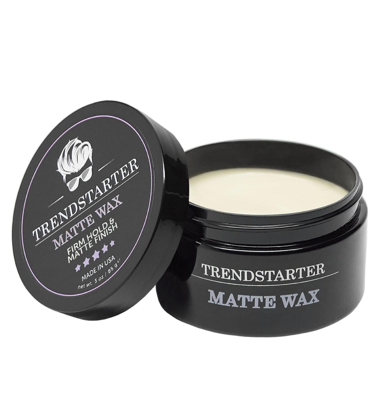 TRENDSTARTER Matte Wax - Firm Hold, Matte Finish, Premium Hair Styling Product (3oz) - Buy Online on GoSupps.com