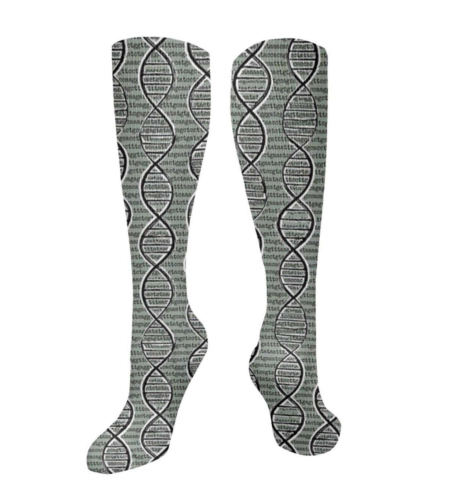 Double Helix Compression Socks for Men & Women - 15-20 mmHg Support for Running & Cycling - Buy Online on GoSupps.com