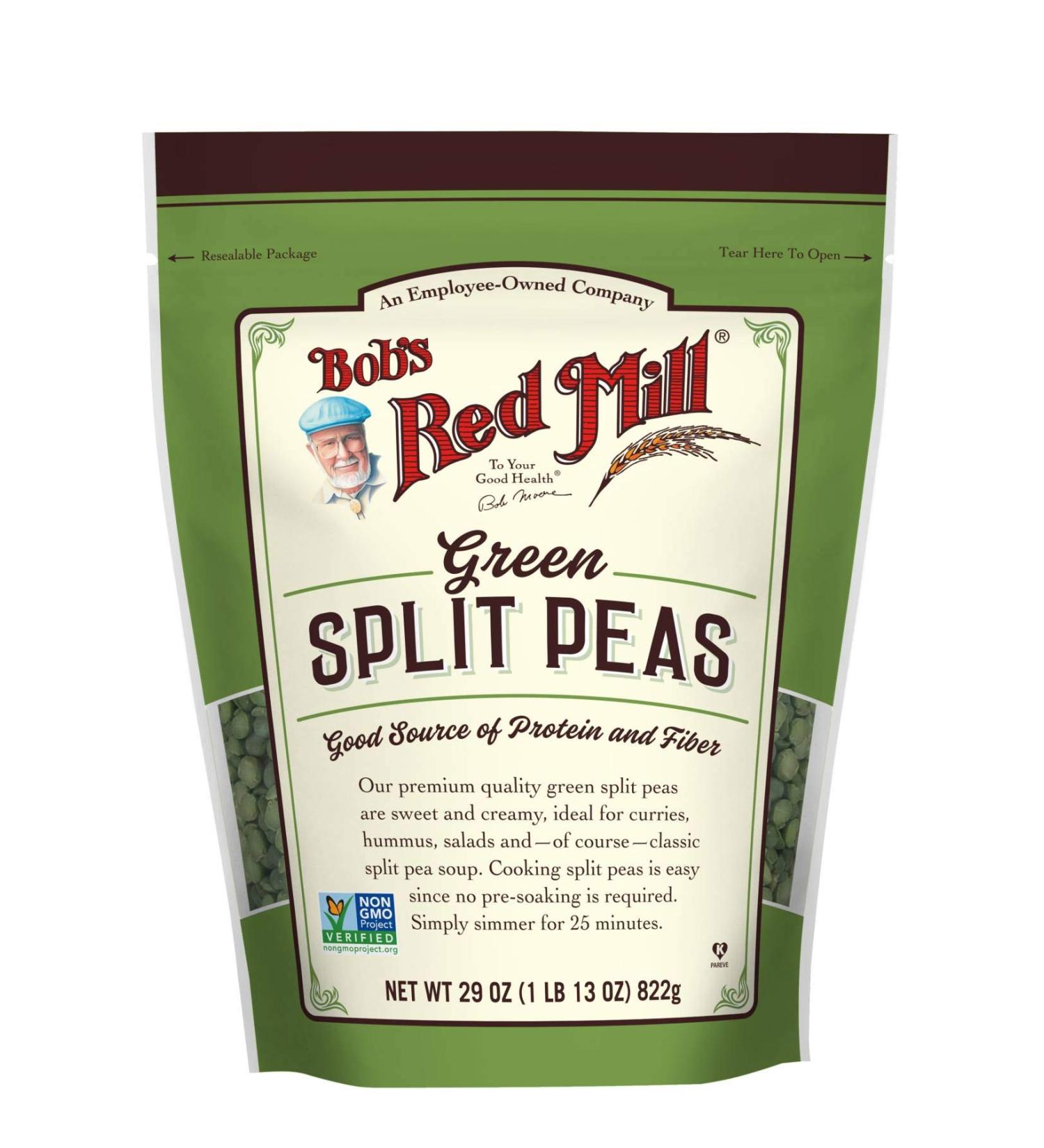 Bob's Red Mill Green Split Peas 29 oz - High Quality Legumes for Cooking and Soups - Buy Online on GoSupps.com