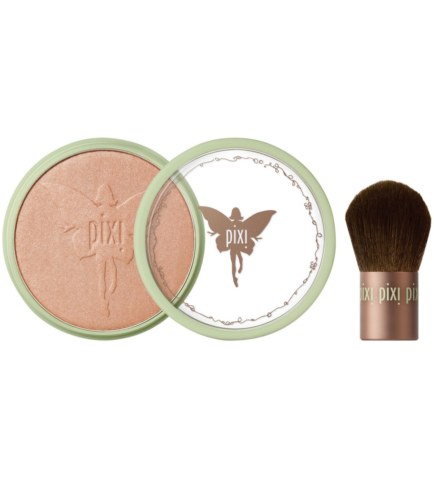 Pixi Beauty Bronzer + Kabuki - Subtly Suntouched - 0.36 oz