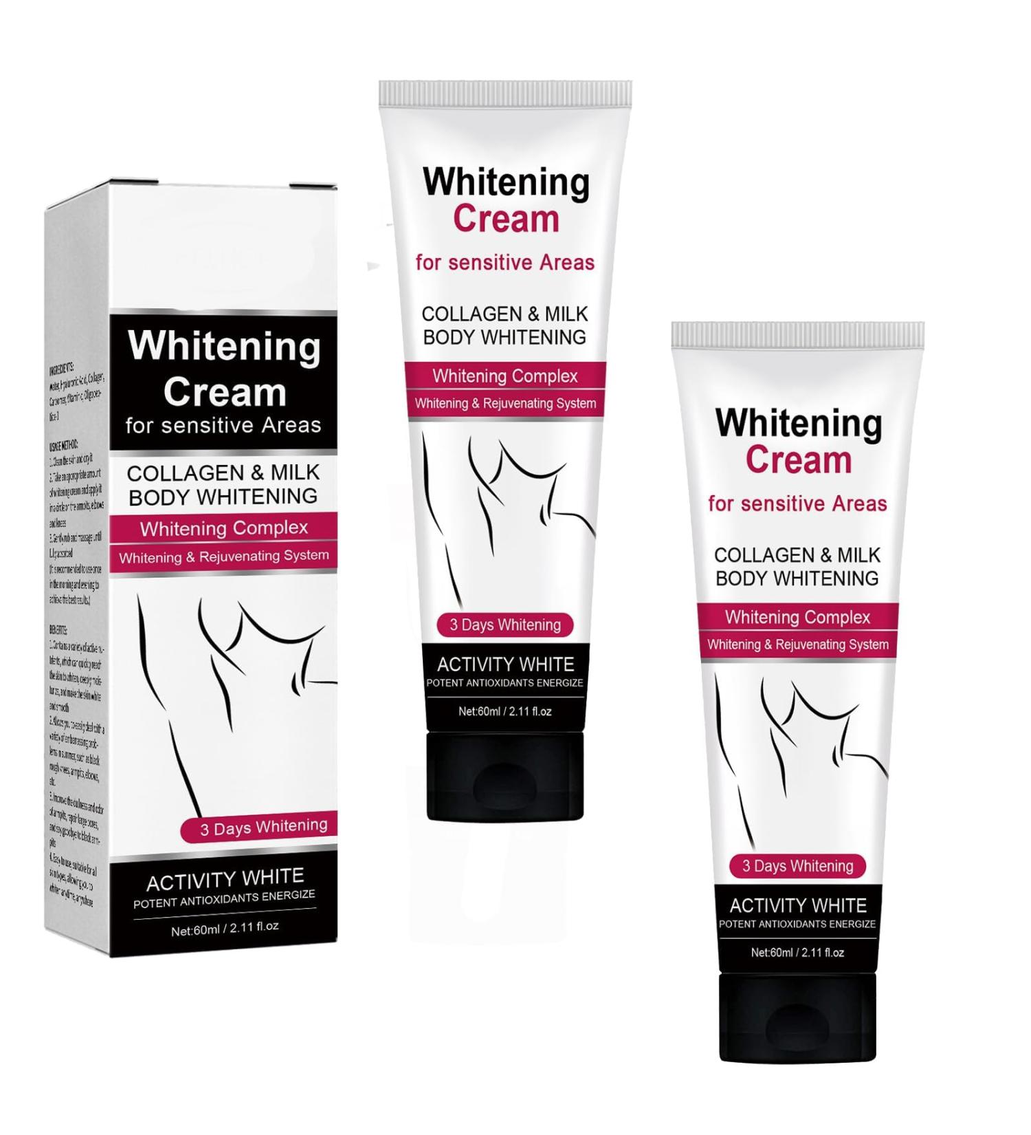 EXQST 50ml Luminess Radiance Whitening Cream Underarms Body & Private Area Whitening Cream Collagen Correcting Cream Dark Spots - Buy Online on GoSupps.com