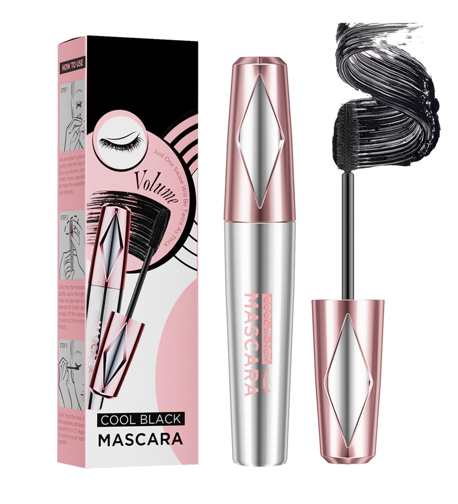 Eyelash Mascara Makeup Mascara - 9ml Volumizing Curling Lengthening Mascara Fever-Proof Waterproof Eyelash Makeup Cosmetic for Women's Beauty Makeup - Buy Online on GoSupps.com