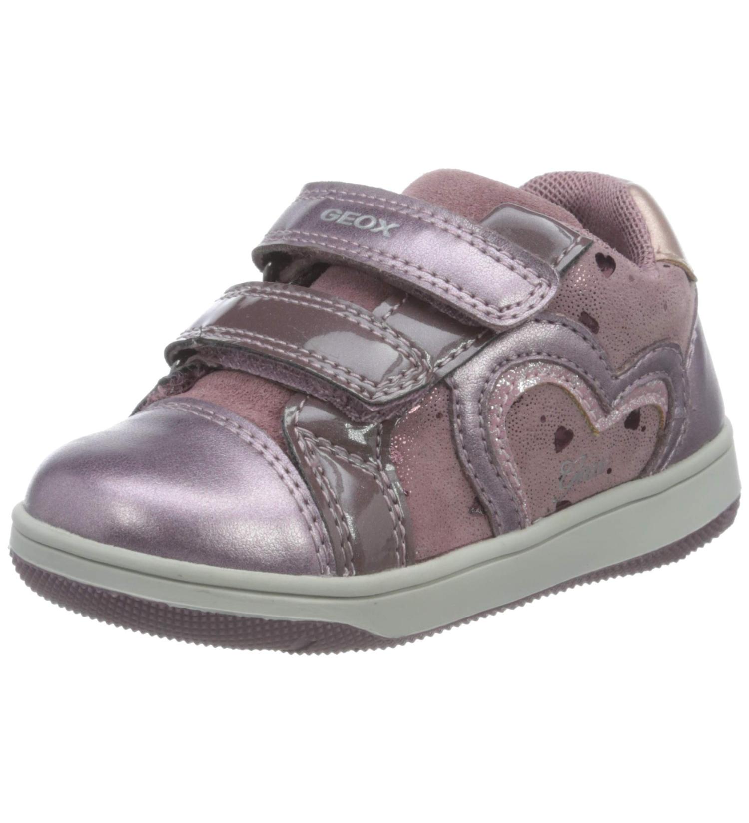 Geox Baby Girls B New Flick F Trainers - 3.5 UK - Dark Pink - Buy Online on GoSupps.com