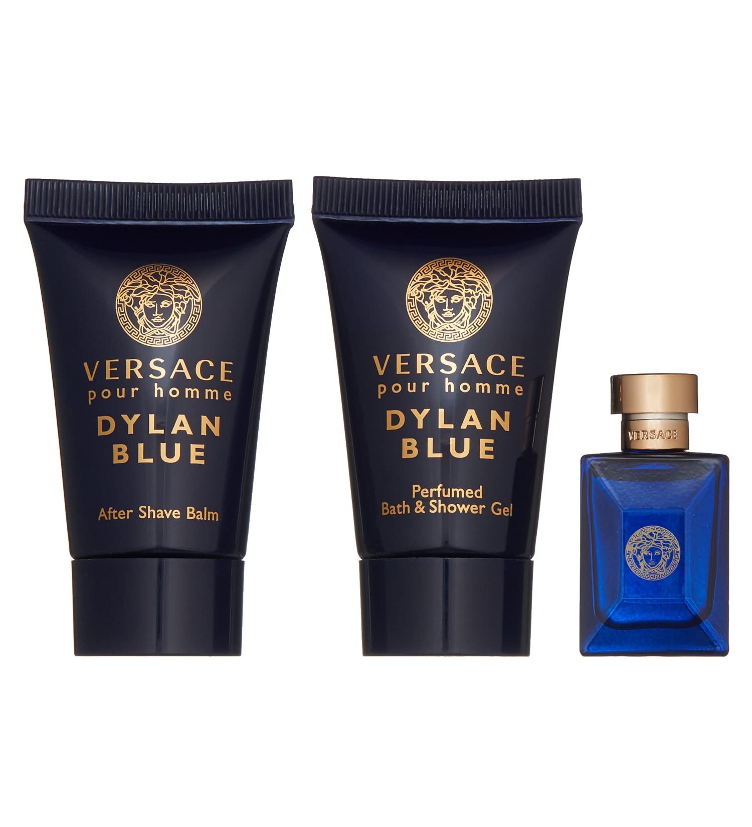 Versace Dylan Blue Pour Homme Miniature Set for Men - 3-Piece Collection - Buy Online on GoSupps.com