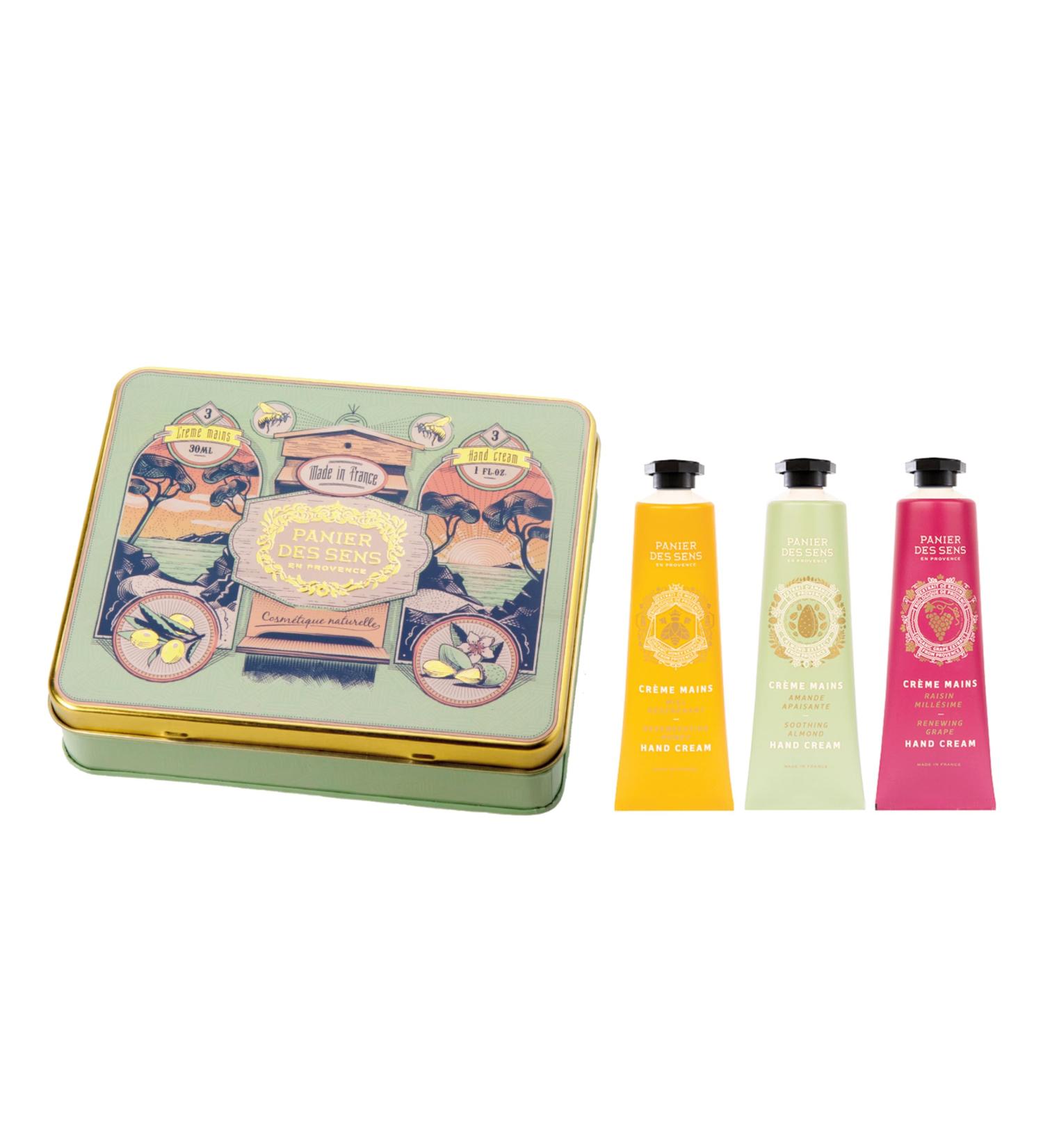 Panier des Sens Hand Care Gift Box - Nourishing Almond Honey & Grape - 90 ml - Perfect International Gift - Buy Online on GoSupps.com