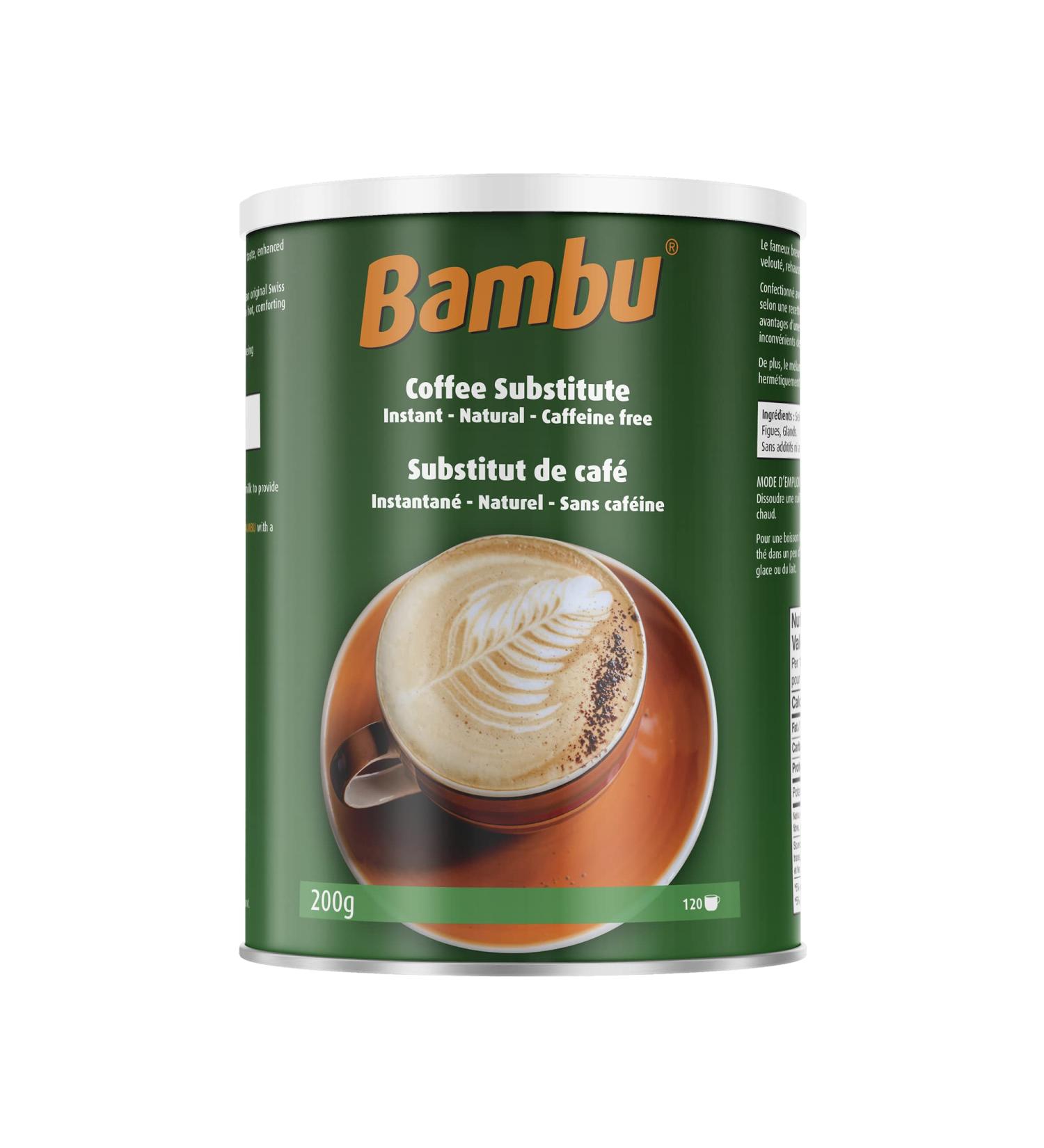 Bambu Caffeine Free Instant Coffee Substitute - Buy Online on GoSupps.com