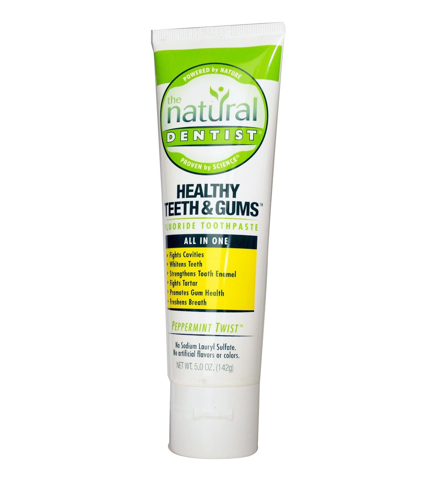THE NATURAL DENTIST Mint Original Toothpaste 5 OZ