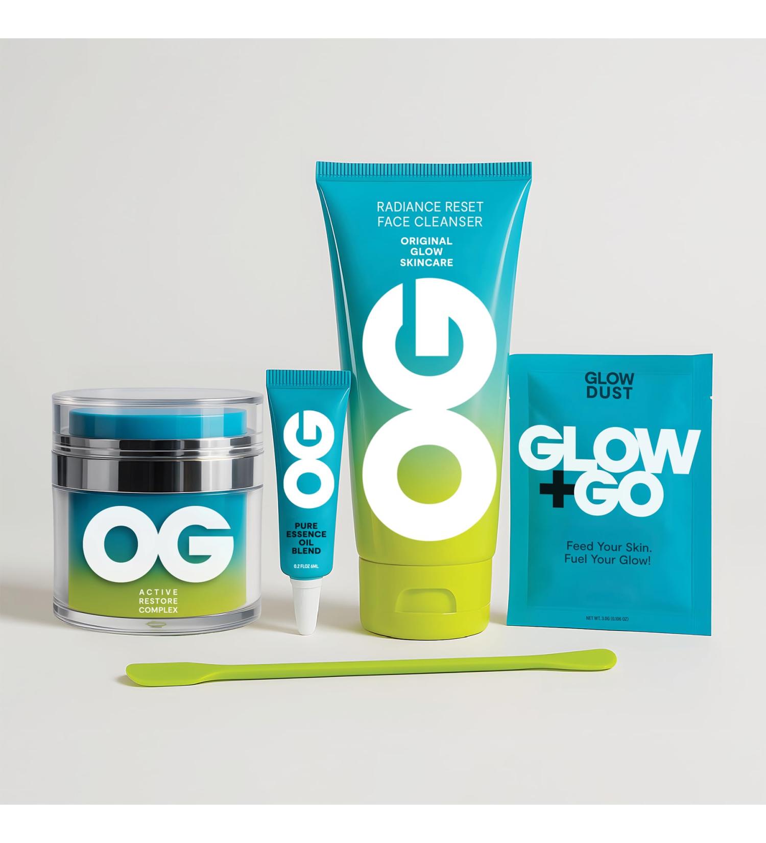 OG Skincare Glow Up Kit Probiotic Acne Treatment & Radiance Reset Cleanser Gentle Microbiome-Friendly Preservative-Free - Buy Online on GoSupps.com