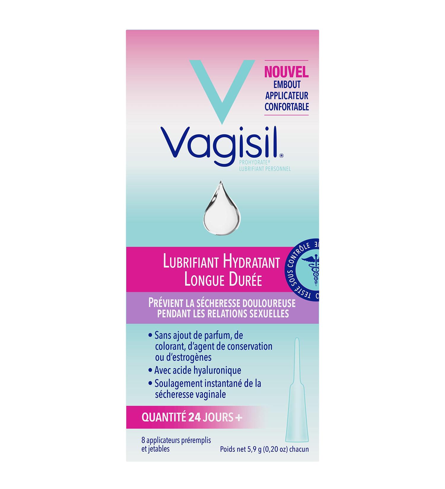 Vagisil ProHydrate Lubricant Gel and Vaginal Moisturizer for Dryness Gynecologist Tested 8 Count - Buy Online on GoSupps.com