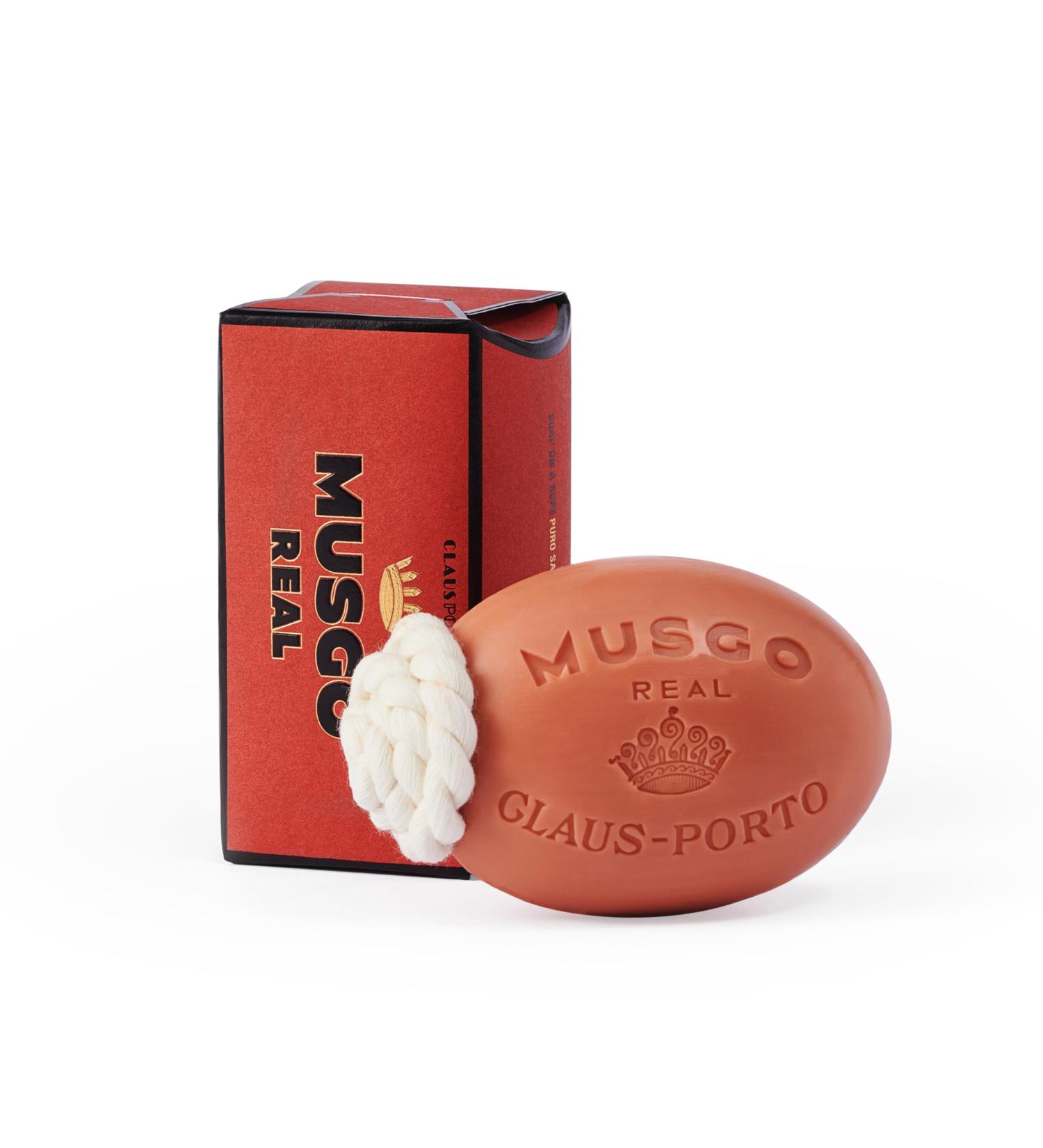 Musgo Real Soap on a Rope 190g - Puro Sangue | Premium Luxury Soap for Men | International Shipping Available - Buy Online on GoSupps.com
