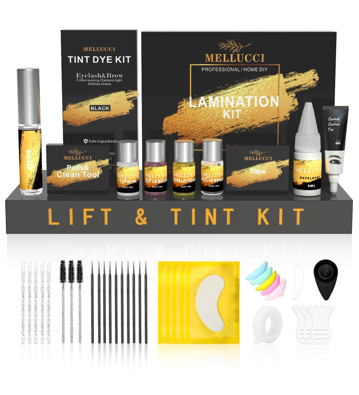 Lash Lift & Brow Lamination Kit - Black Color Long-Lasting Eyelash Perm for Salon or DIY Use | Safe & Effective Results - Buy Online on GoSupps.com