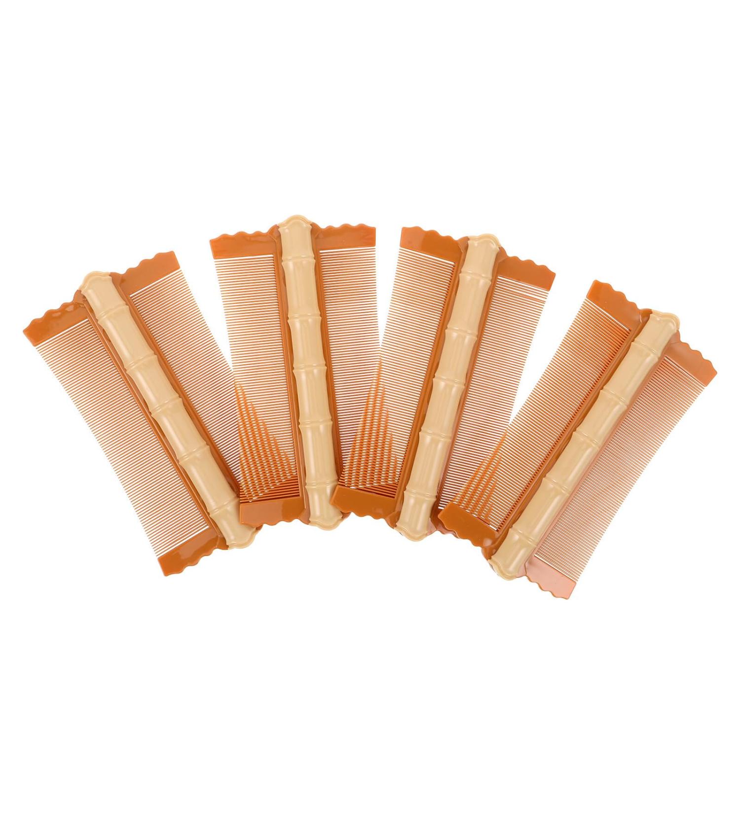 Healvian 4 Pi ces Peigne Fin Antipelliculaire Double Face en Bambou Beige Lot de 4 Peignes pour Animaux pour limination des Pellicules et D m lage Soin du Cuir Chevelu et Pelage Usage - Buy Online on GoSupps.com