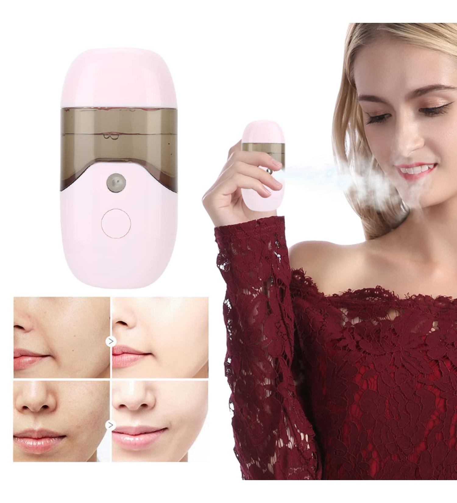 Pulv risateur Facial Pulv risateur Nano Hydratant Portable Bureau des Femmes Soins Du Visage domicile (PINK) - Buy Online on GoSupps.com