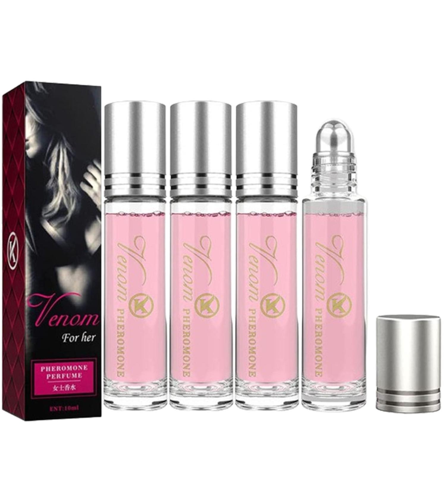 Gemse Pheromones Perfume for Women Long-Lasting Phereau Perfume Portable Venom Scents Roll On Perfume Fragrances Women's Fragrances Phero Oil (4 Pcs) - Buy Online on GoSupps.com