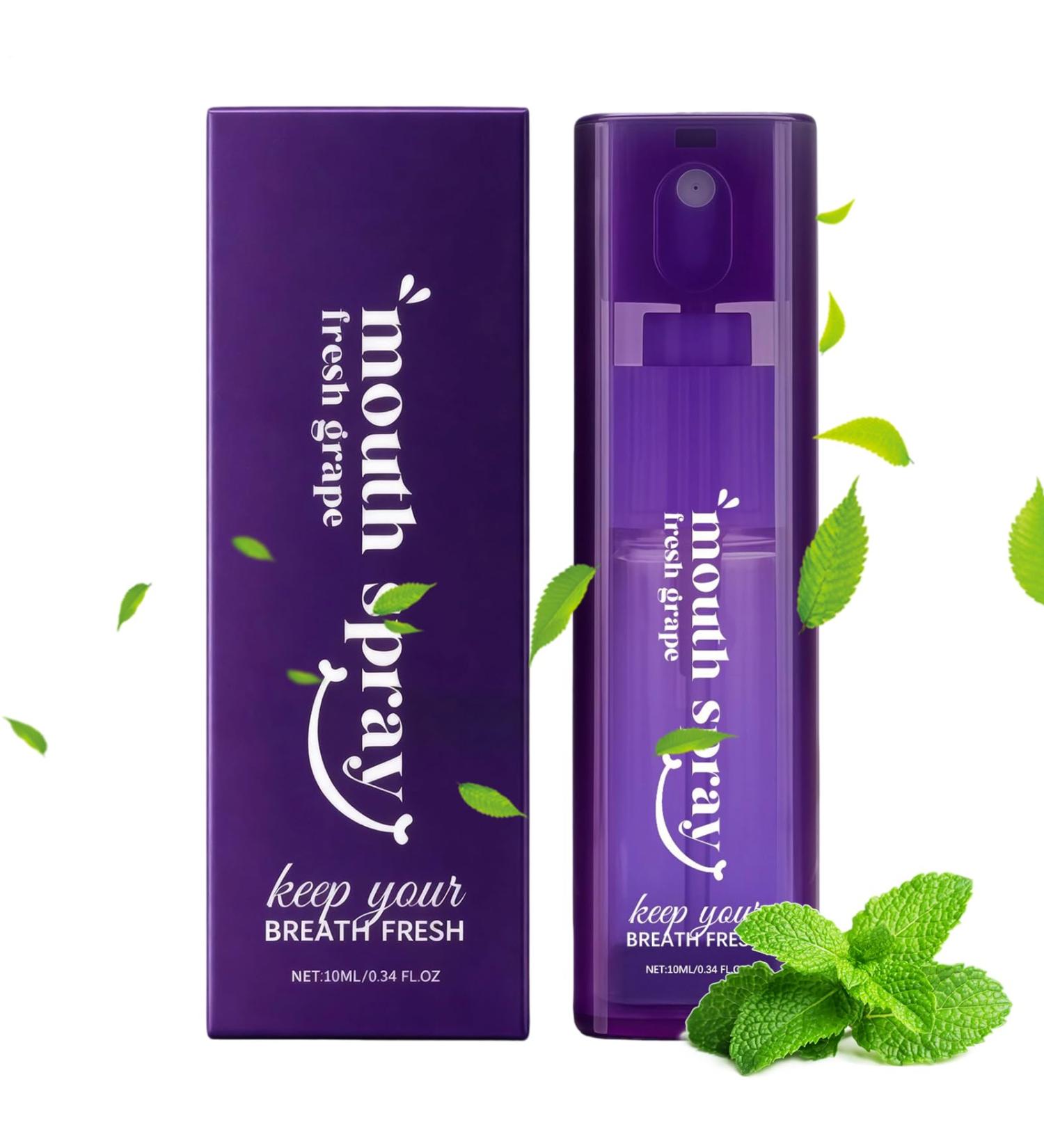  Zasdvn Mouthwash Spray - 10ml Natural Moisturizing And Refreshing Flavored Spray In Travel Size | For Women And Men With Sensitive Gums Throat And Teeth - Buy Online on GoSupps.com