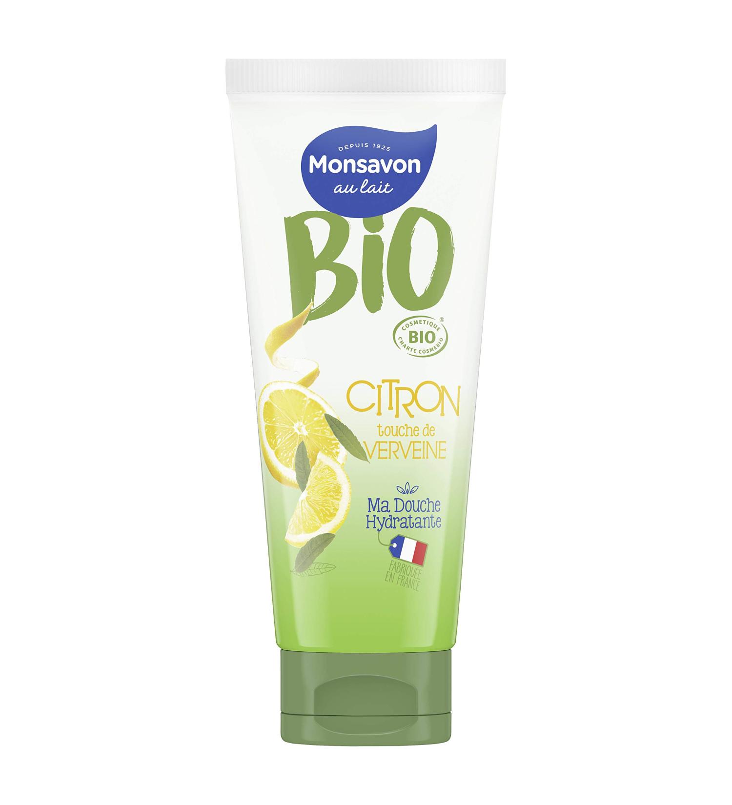 UNILEVER FRANCE GMS Monsavon Organic shower gel Lemon and Verbena 200 ml - Buy Online on GoSupps.com