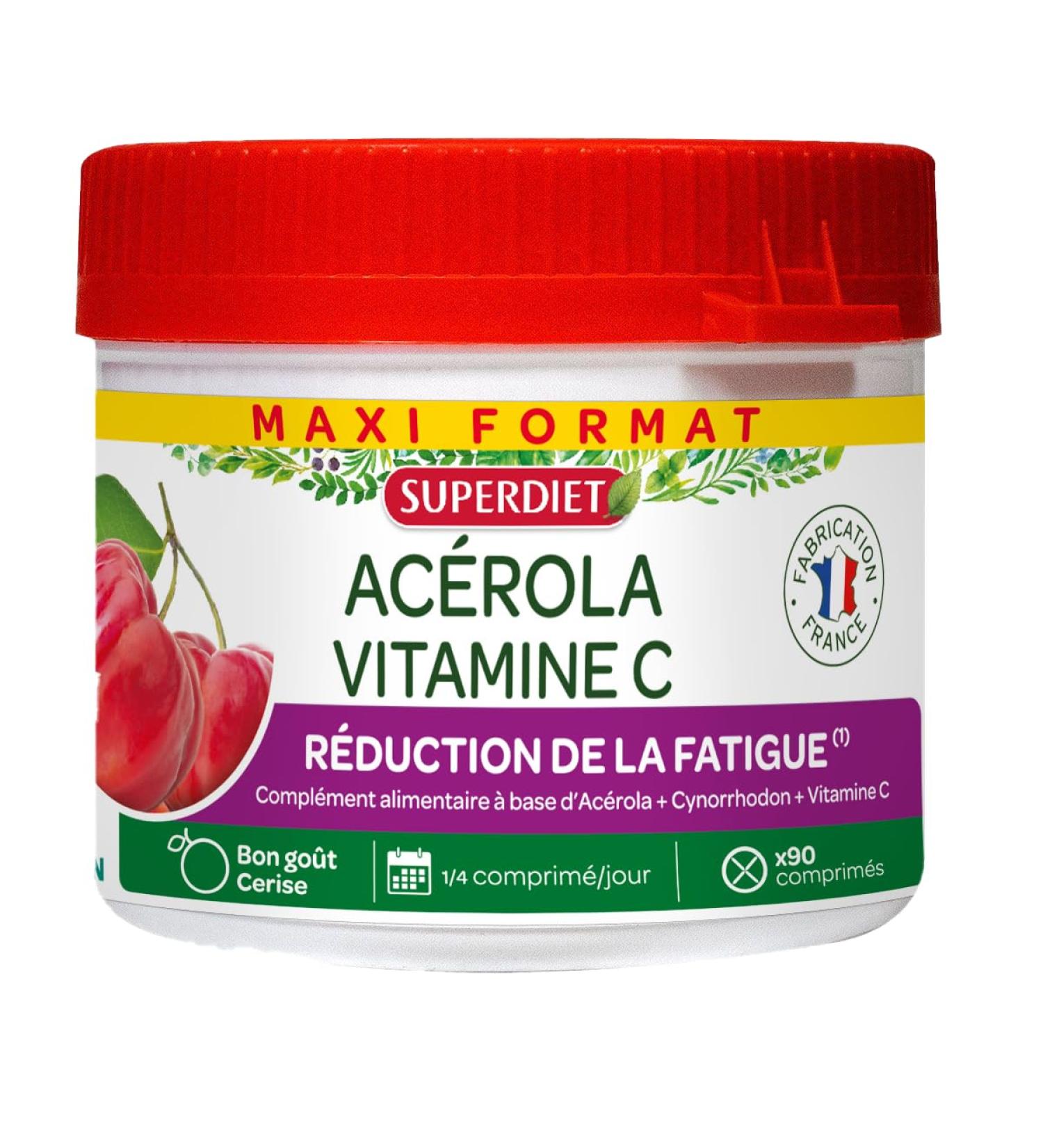 Superdiet maxi Ac rola vitamine C 60 comprim s - Buy Online on GoSupps.com