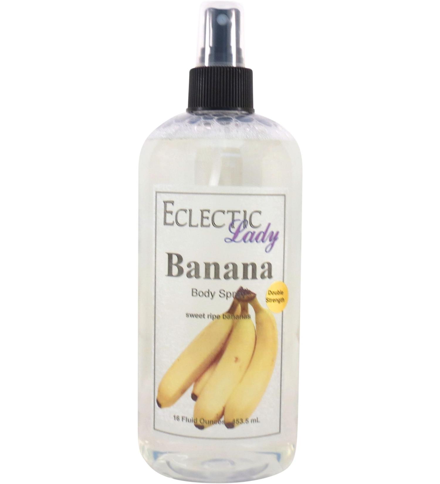 Banana Body Spray (Double Strength) 16 ounces Body Mist for Women with Clean Light & Gentle Fragrance Long Lasting Perfume with Comforting Scent for Men & Women Cologne with Soft Subtle Aroma Double Strength 16 Fl Oz (Pack of 1) - Buy Online on GoSupps.com