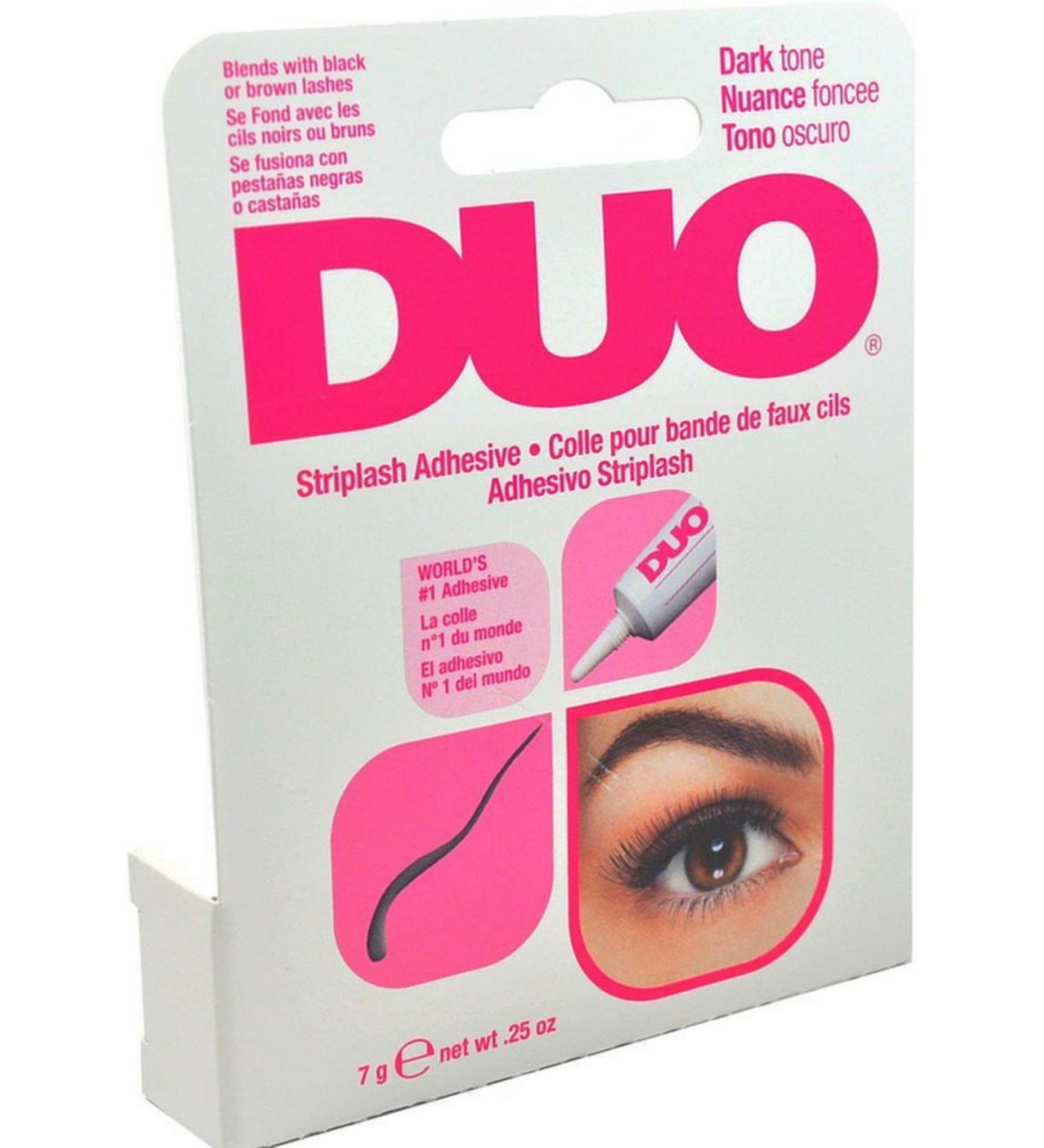Duo Water Proof Eyelash Adhesive Dark Tone 1/4 oz (Pack of 8)