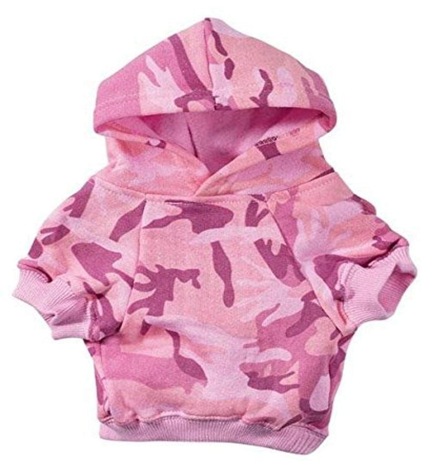 Casual Canine Camo Hoodie for Dogs, 24" XXL, Pink XXL Pink 1