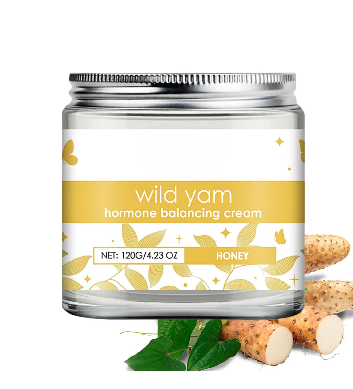 Wild Yam Cream Hormone Balancing Cream Wild Yam Cream Wild Yam Body Creams for Women Wild Yam Cream Hormone Balance Body Moisturiser for Dry Skin Skin Tightening Cream Body Elasticity - Buy Online on GoSupps.com