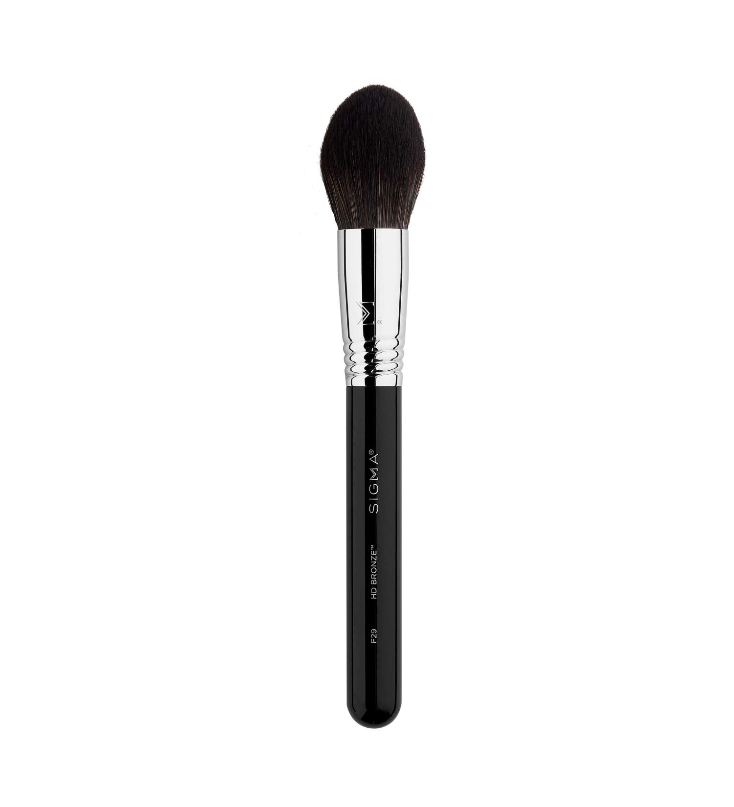 Sigma Beauty F29 HD Bronzer Brush Tapered Bronzer Makeup Brush with Ultra-Soft Synthetic Fibers for Flawless Powder Application Perfect for Bronzer Powder Setting Powder & All-Over Powder - Buy Online on GoSupps.com