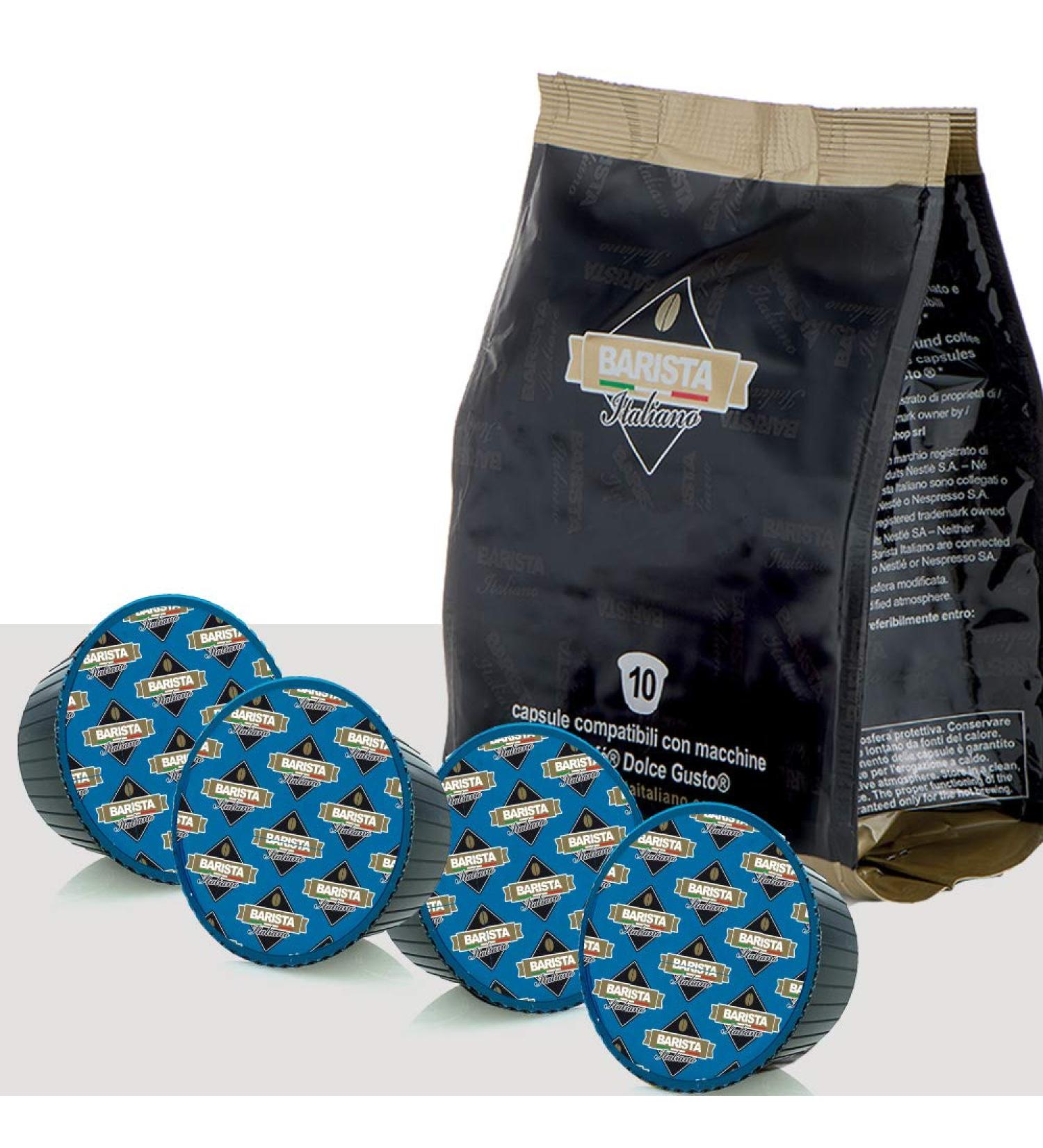 Barista Italiano 80 Dolce Gusto Compatible Pods (DECAFFEINATO 80 Capsules 80 Servings) - Buy Online on GoSupps.com