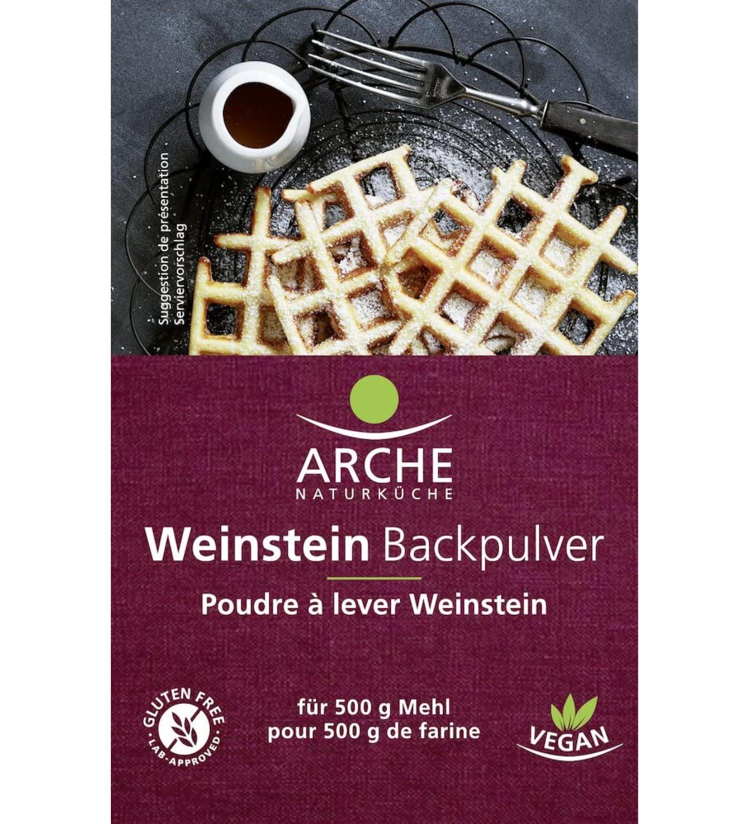 Arche Naturk che - Cream of tartar baking powder 3 x 18 g - 6 pack (324 g) 6 x 54 gr