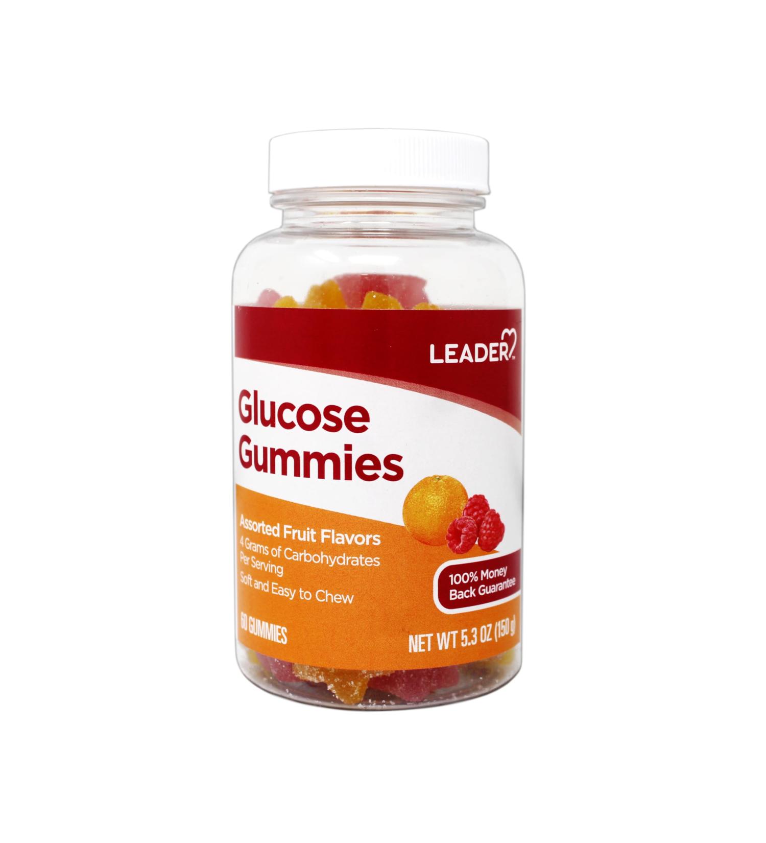 Leader Gummies Energy Support Assorted Fruit 60 Count - Buy Online on GoSupps.com