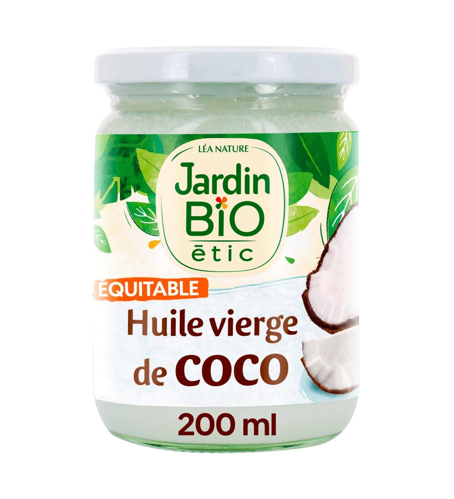 Jardin BiO tic - Virgin Coconut Oil - Organic - Culinary Aids - AB Certified - 200 ml Jar - Buy Online on GoSupps.com