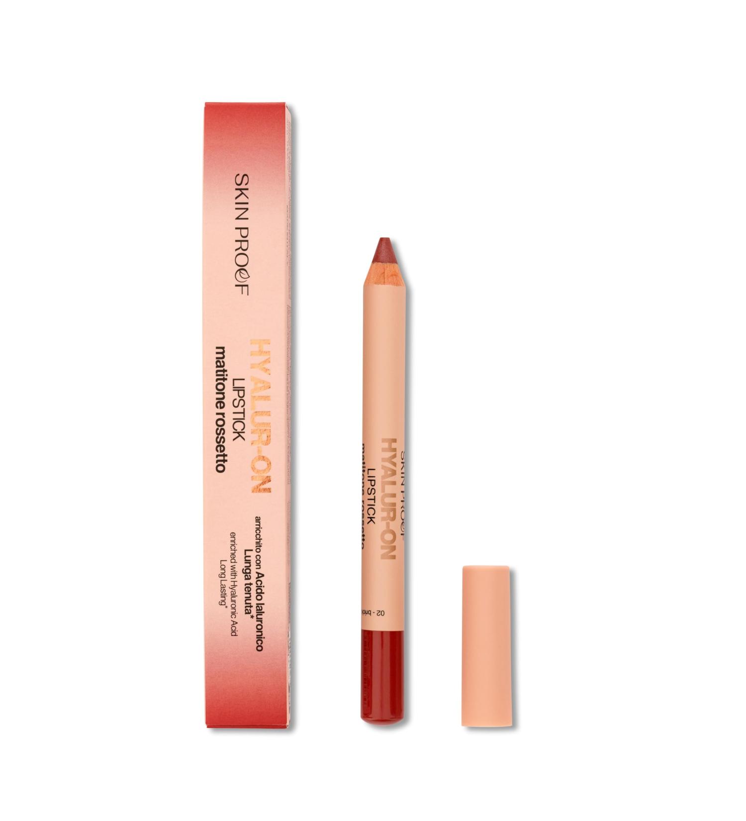  SKIN PROOF HYALUR-ON | MATITON LIPSTICK N.02 BRICK RED - Buy Online on GoSupps.com